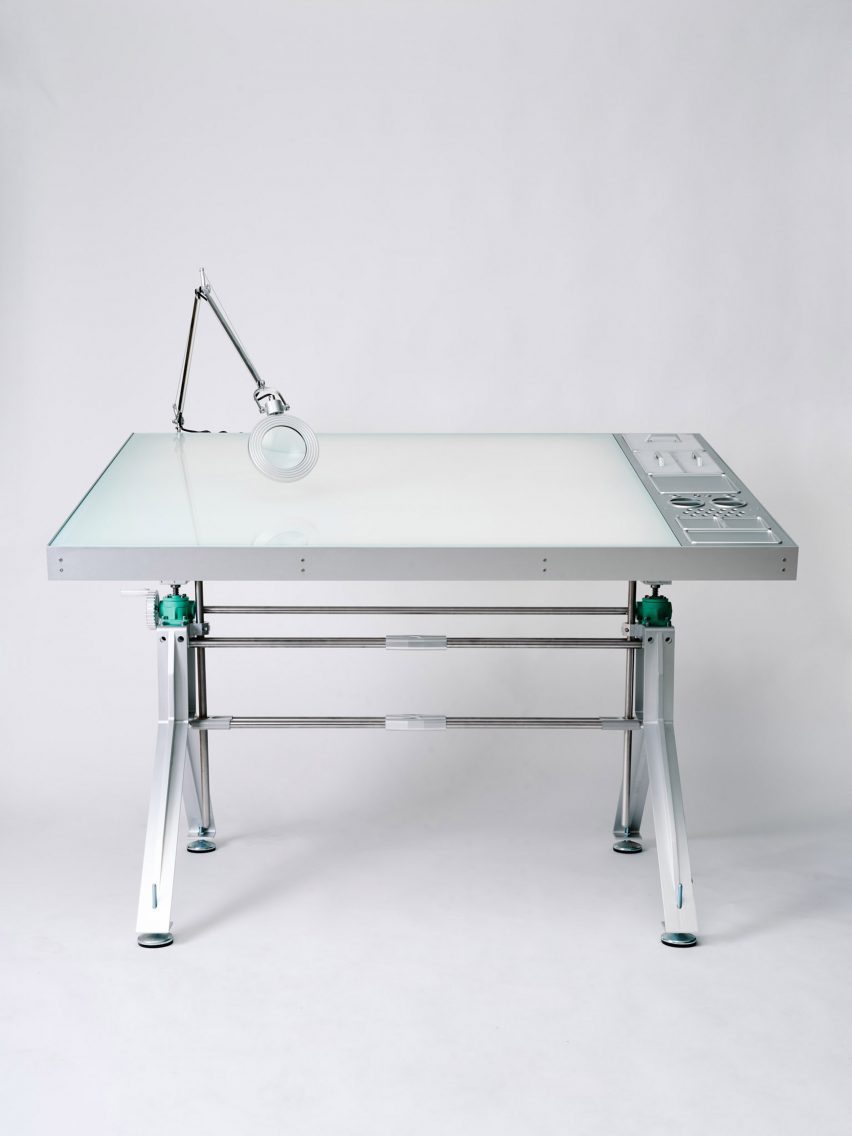 Drafting table by Caliper for Daniel Arsham