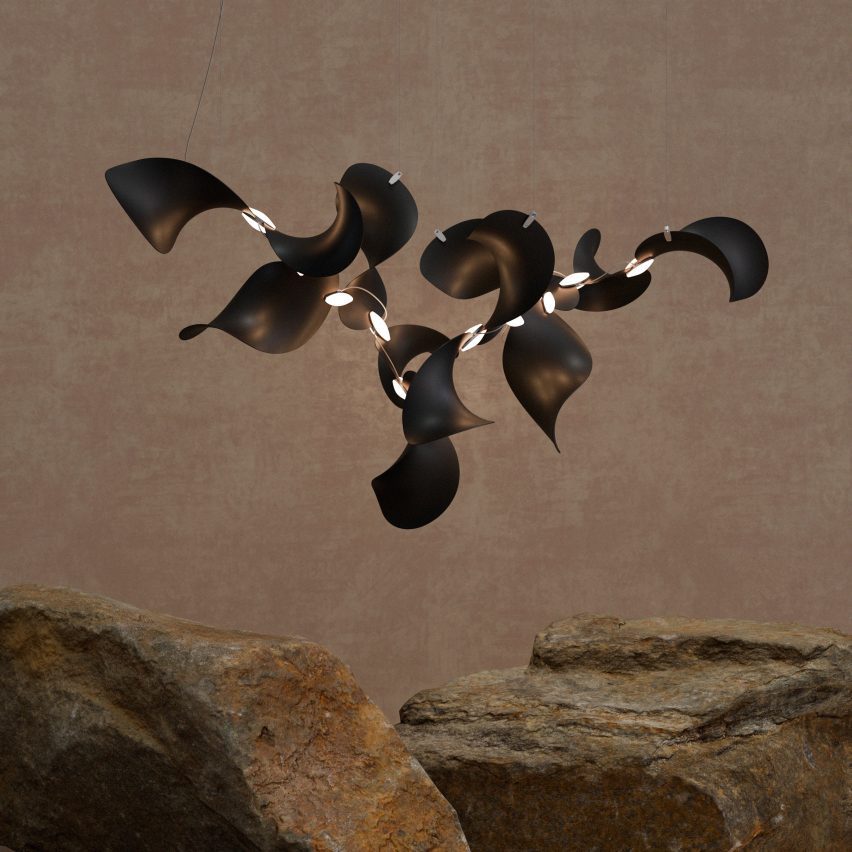 Moss adds new metallic finishes to its Dune light