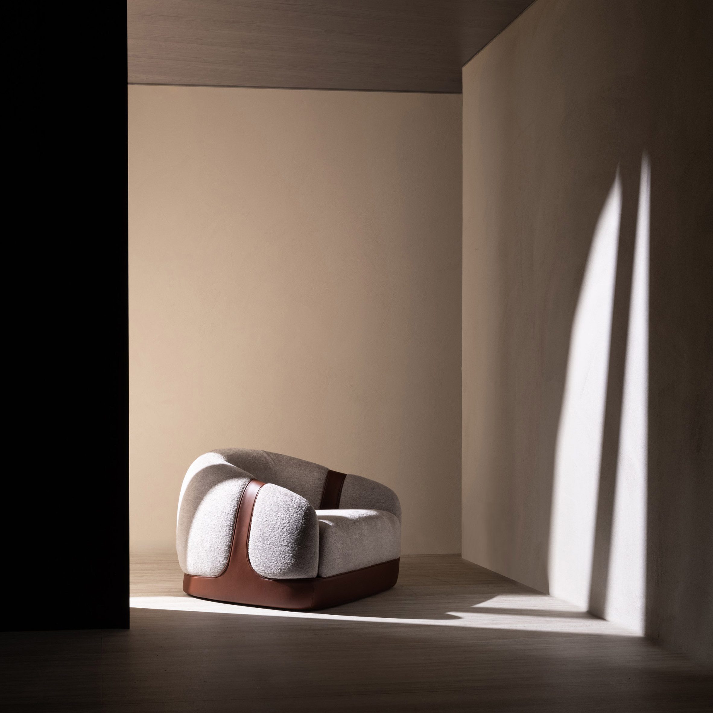 Corsetto armchair by Cristián Mohaded for Molteni&C