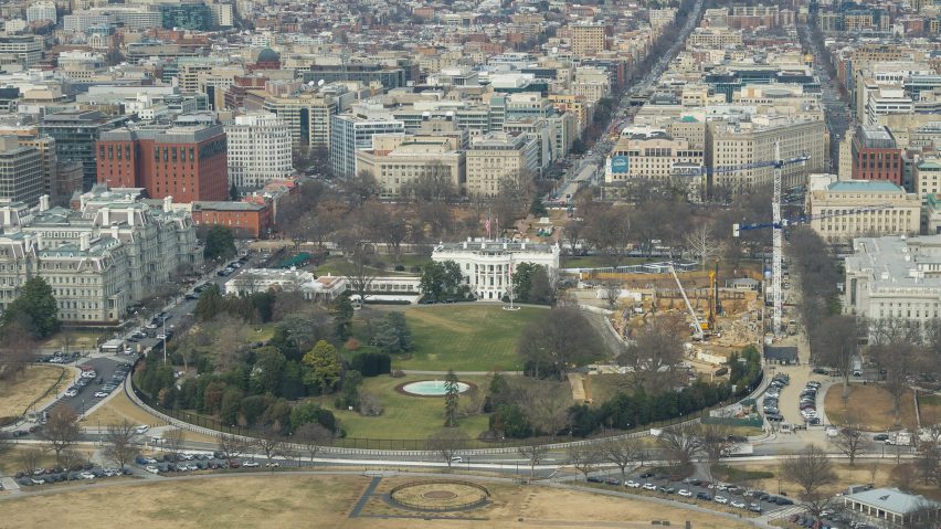 White House construction site
