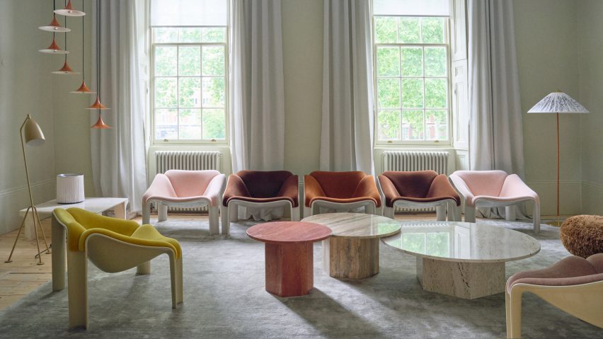 Gubi's F300 chair at Clerkenwell Design Week