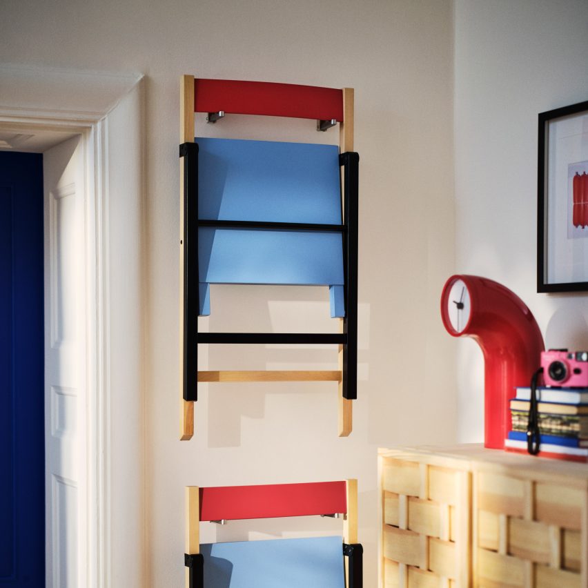 PS 2026 folding chair by Ellen Hallström