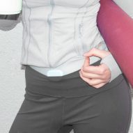 Woman wearing the Lottie belt by Marc Hackländer and Elisabeth Lorenz