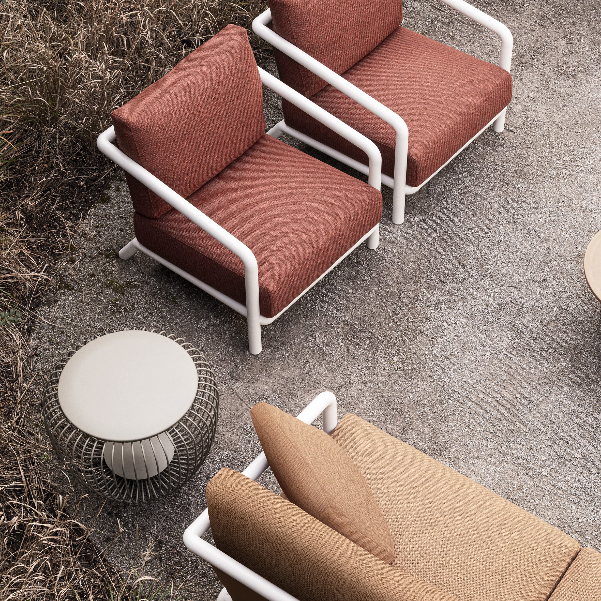 Soleva outdoor furniture by Vincent Van Duysen for Molteni&C