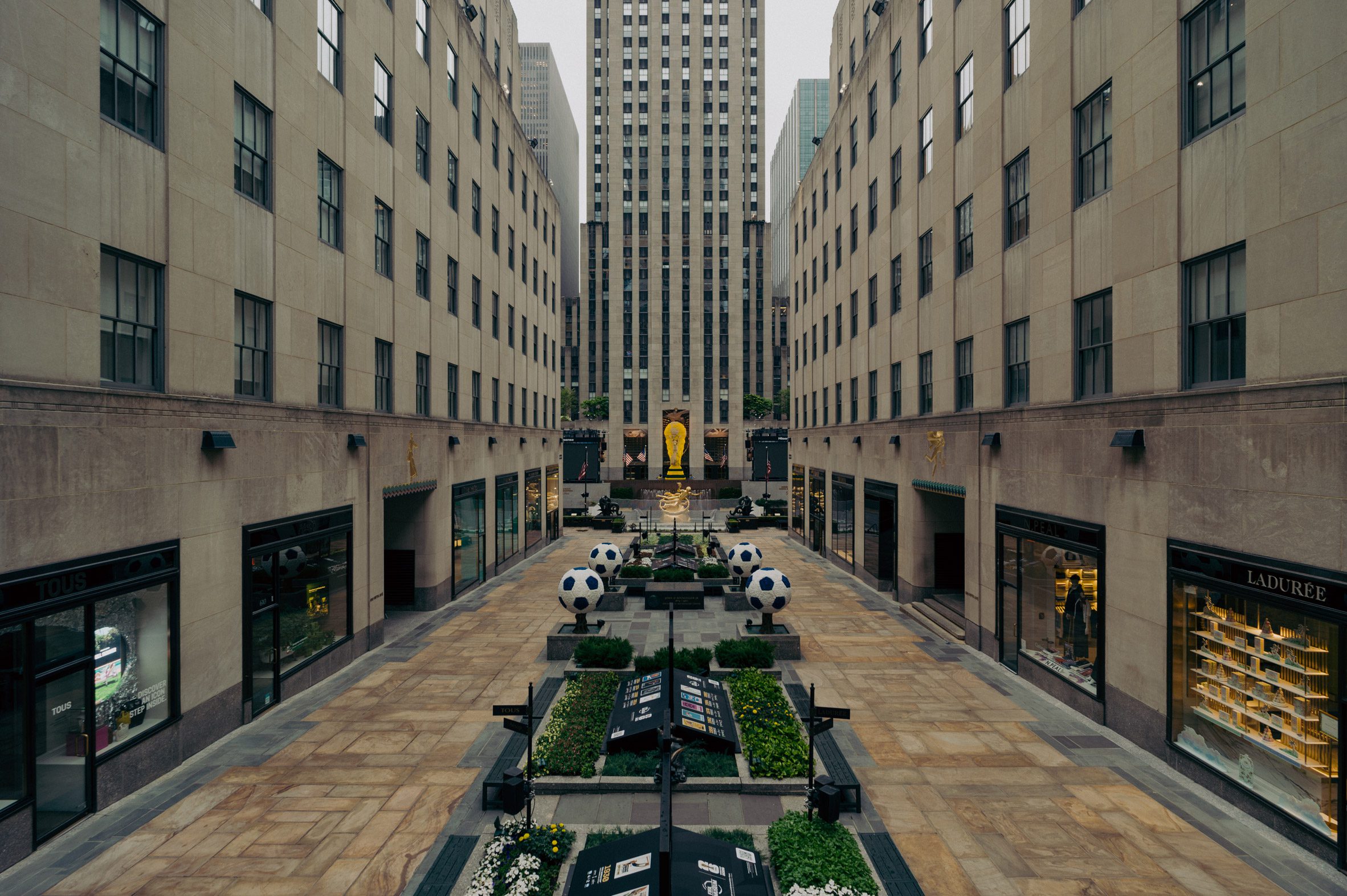 Rockefeller Plaza in New York
