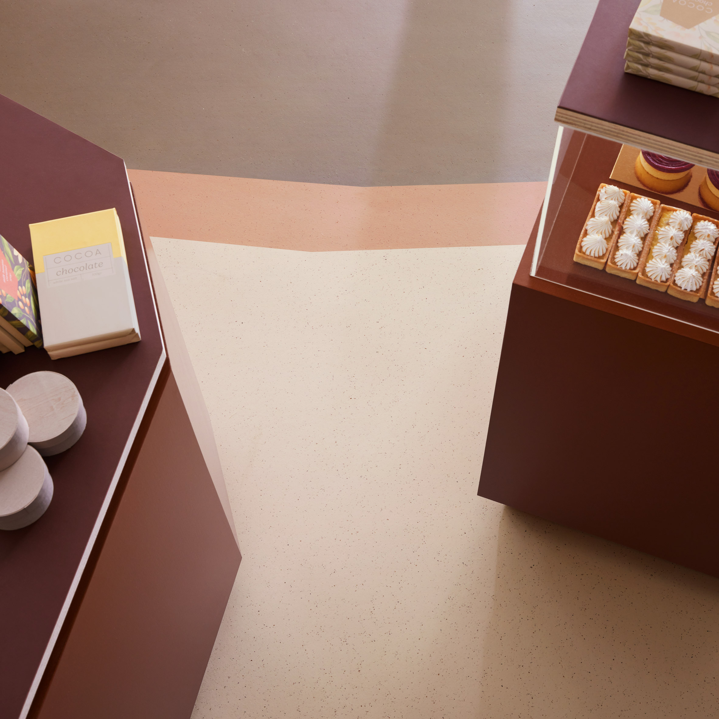 Marmoleum Cocoa flooring by Forbo Flooring