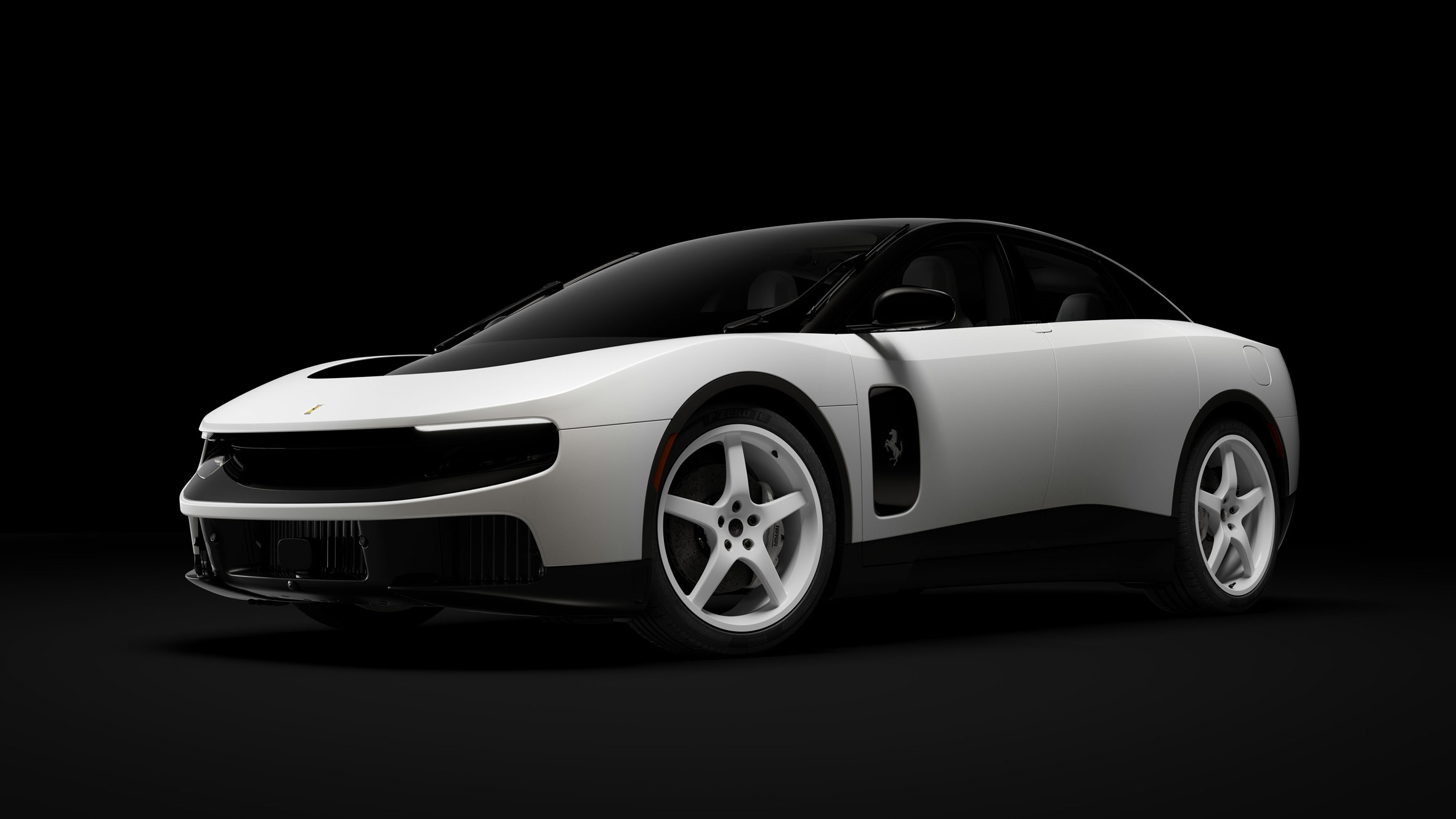 Ferrari's first EV was auctioned at a record price