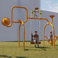 Hornscape Playground installation