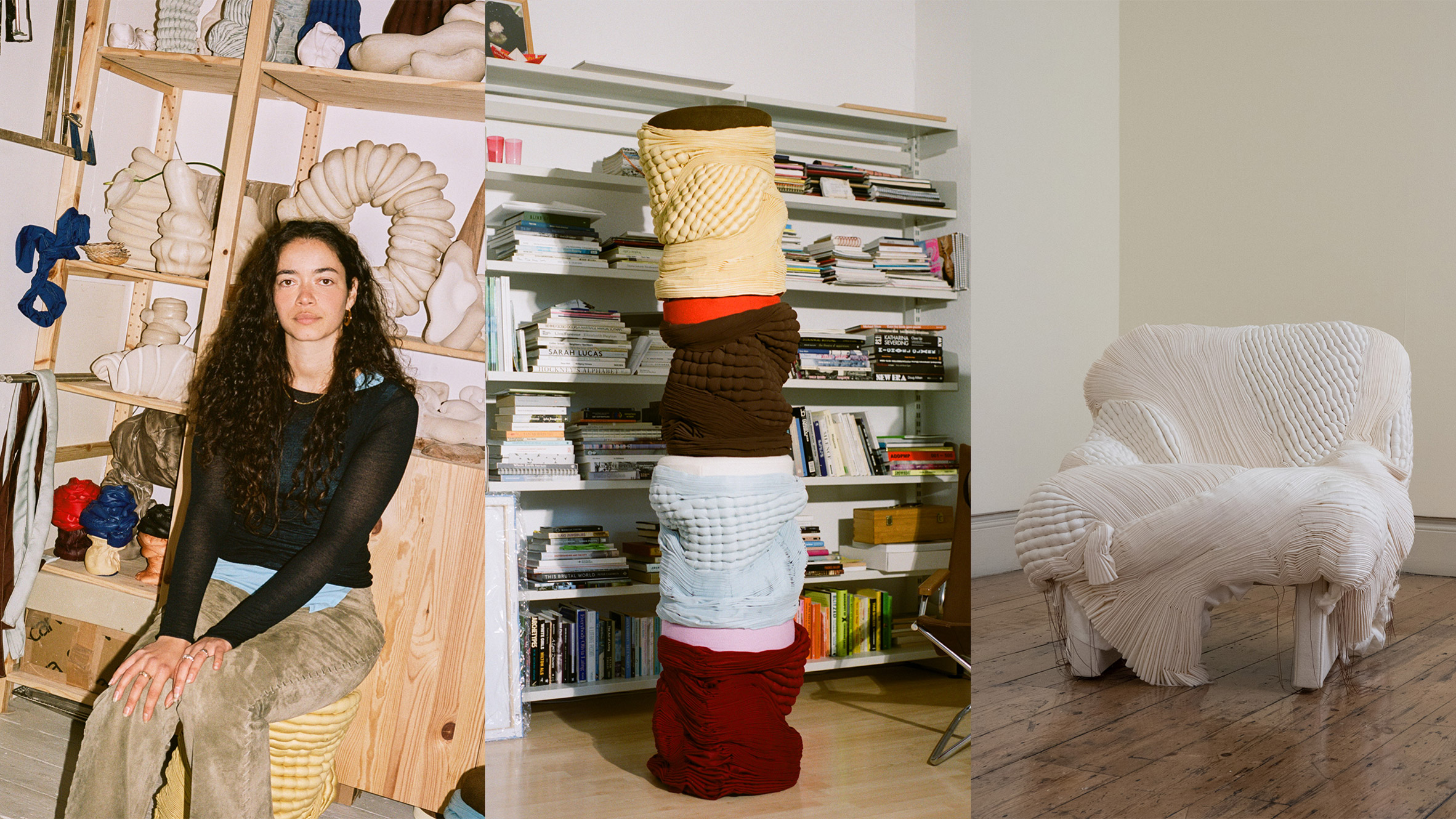 Portrait and fabric designs by Tessa Silva