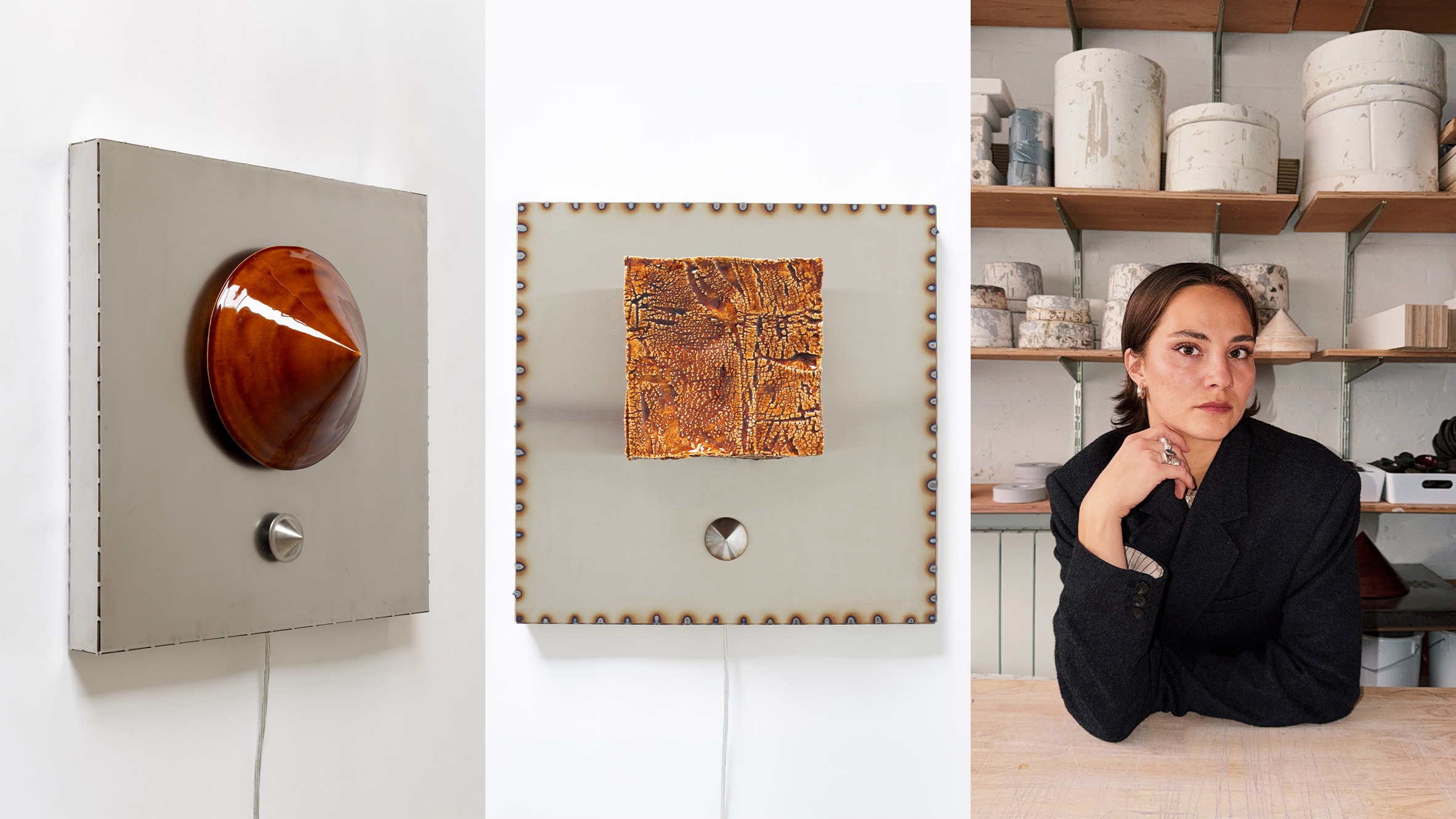 Portrait and lamp designs by Hanna Fastrich