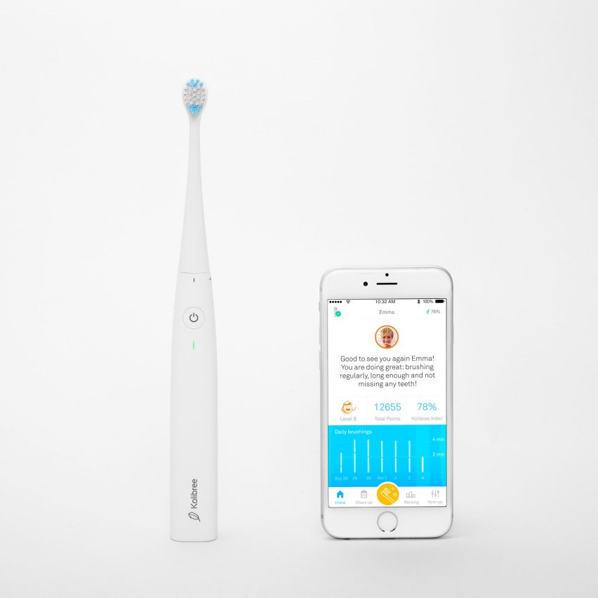 Ara AI toothbrush by Kolibree