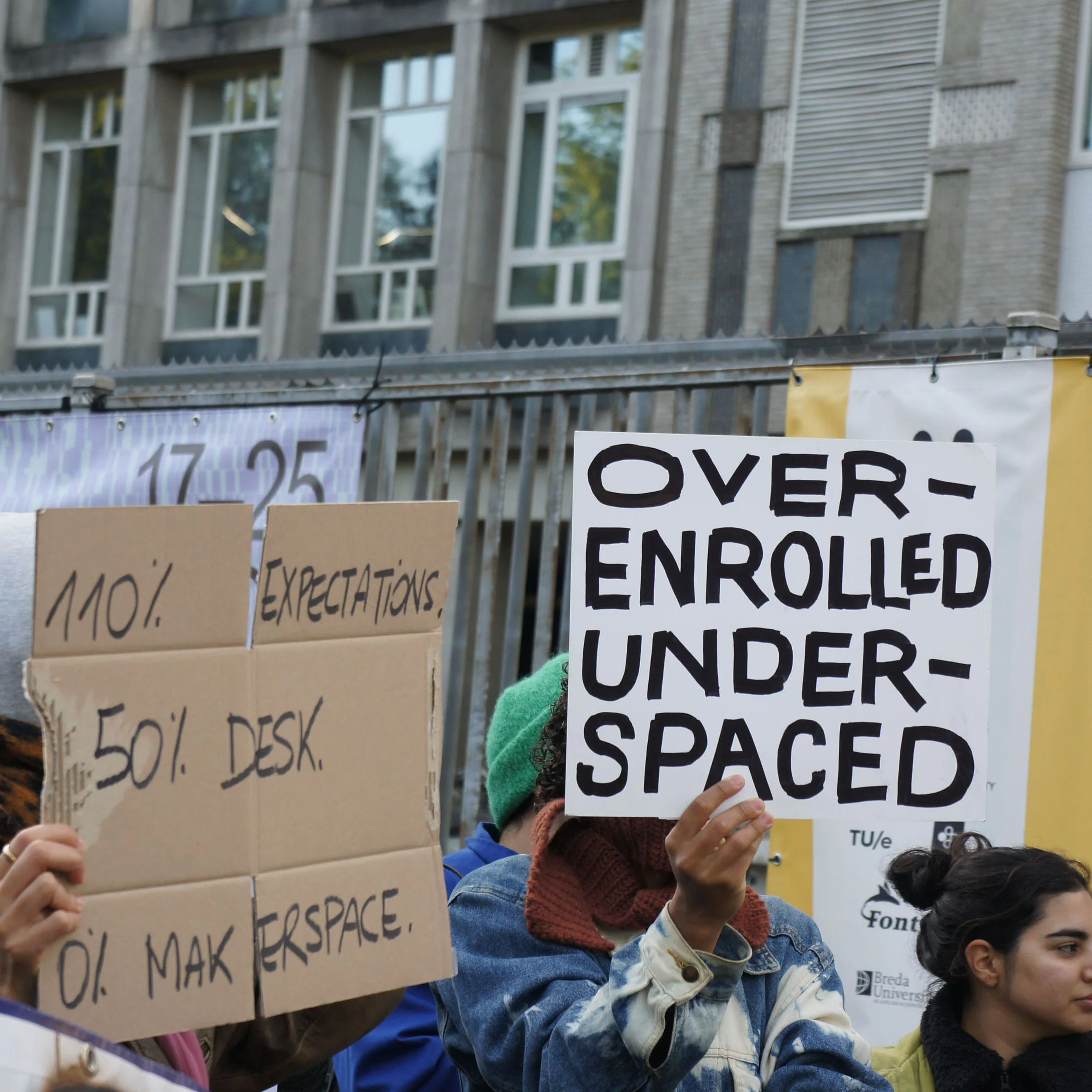 Student protest in the Netherlands